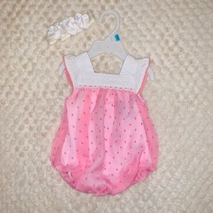 Baby girl outfit with headband
